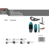 F2 Set Foilboard Glide Surf Air + Alu Limited Foil + Allround Wing Komplettset Größen wählbar