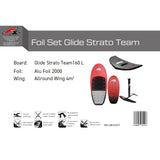 F2 Set Foilboard Glide Strato Team + Alu Limited Foil + Allround Wing Complete Set Sizes selectable