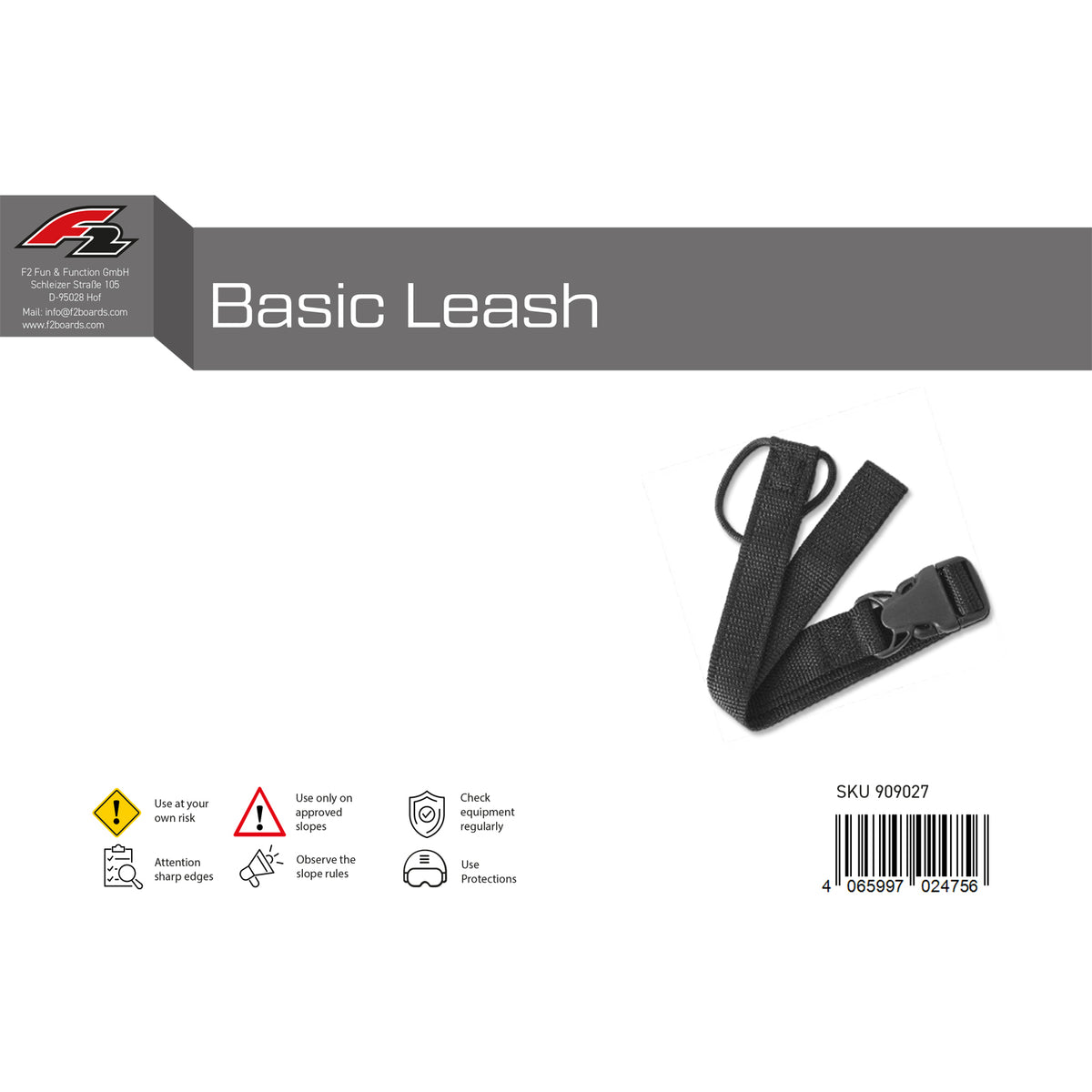 F2  Snowboard Tool Basic Leash