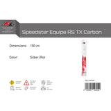 F2 Junior Snowboard Speedster Equipe RS TX Carbon Race Silver/Red 2024/25