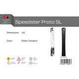 F2 Snowboard Speedster Proto SL Race size selectable silver/black 2024/25
