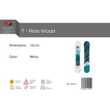 F2 Snowboard T-Ride Wood Freeride/Freestyle Size selectable White 2025