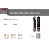 F2 Snowboard Splitboard Ski Special Edition Black - Size selectable