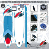 F2 Branded Stand Up Paddle Board Ocean LTD Red - sizes and accessories selectable