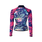 F2 Damen Neopren Oberteil Tropical Jacke Lang 2,5mm Größe wählbar Multicolor