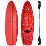 F2 Brand Axxis Kayak - 1-Seater Fishing Kayak with Paddle Red