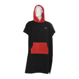 F2 Poncho Surf- Bade- Frottee Poncho Dryrobe Handtuch Modell wählbar Schwarz