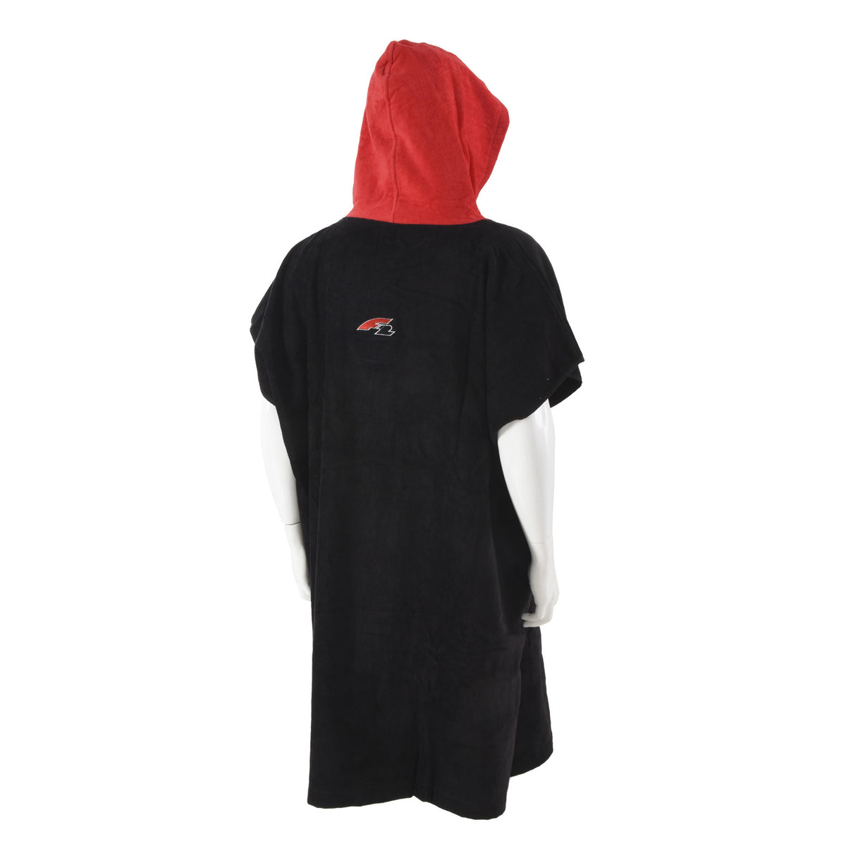 F2 Poncho Surf- Bade- Frottee Poncho Dryrobe Handtuch Modell wählbar Schwarz