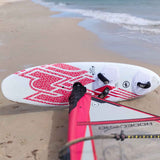 F2 Rodeo Pro windsurfing board 80-104L, size selectable, white/red