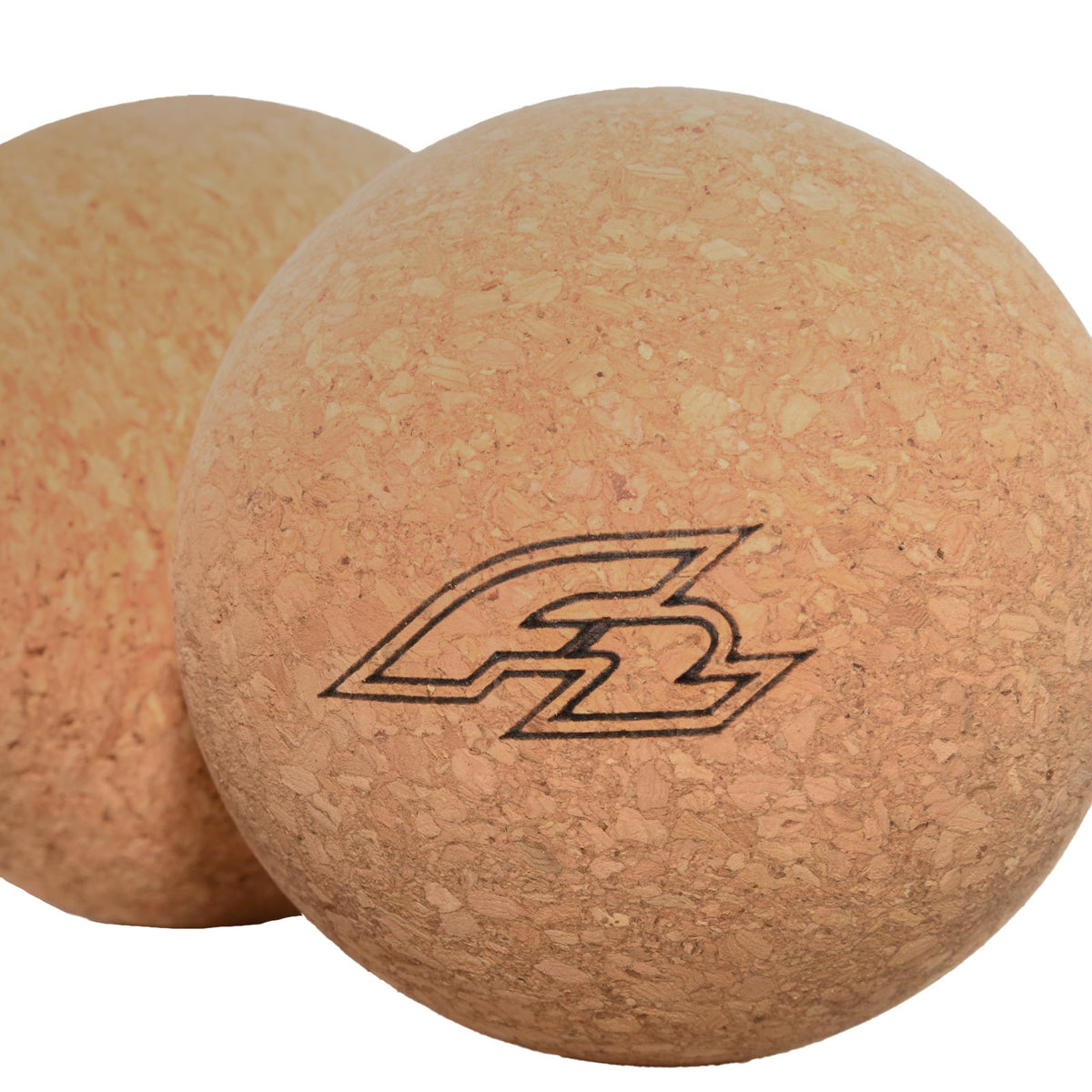 F2 Balance Yoga Cork Ball Set 2x Cork Balls 8/10cm Balance Training