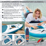 F2 SUP Stand Up Paddle Board ohne Zubehör Ocean Sight Größe/Farbe wählen