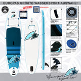 F2 SUP Stand Up Paddle Board ohne Zubehör Ocean Sight Größe/Farbe wählen