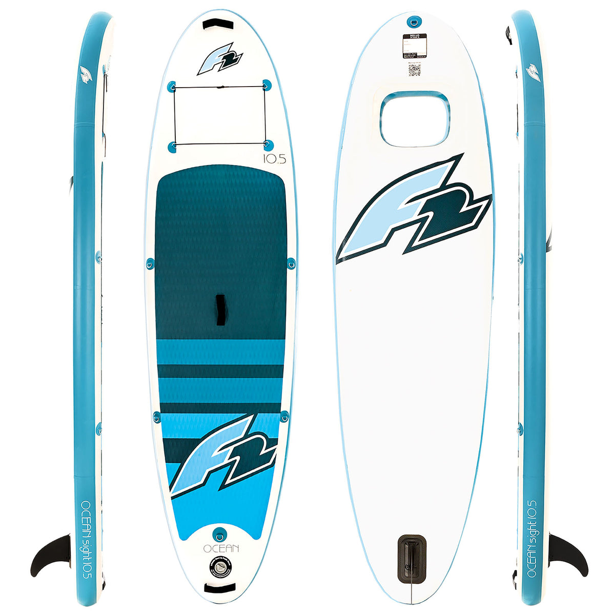 F2 SUP Stand Up Paddle Board ohne Zubehör Ocean Sight Größe/Farbe wählen