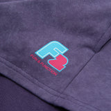 F2 Retro Silberpfeil Shorts Plum Stonewashed Women's Sweatshorts - Size selectable