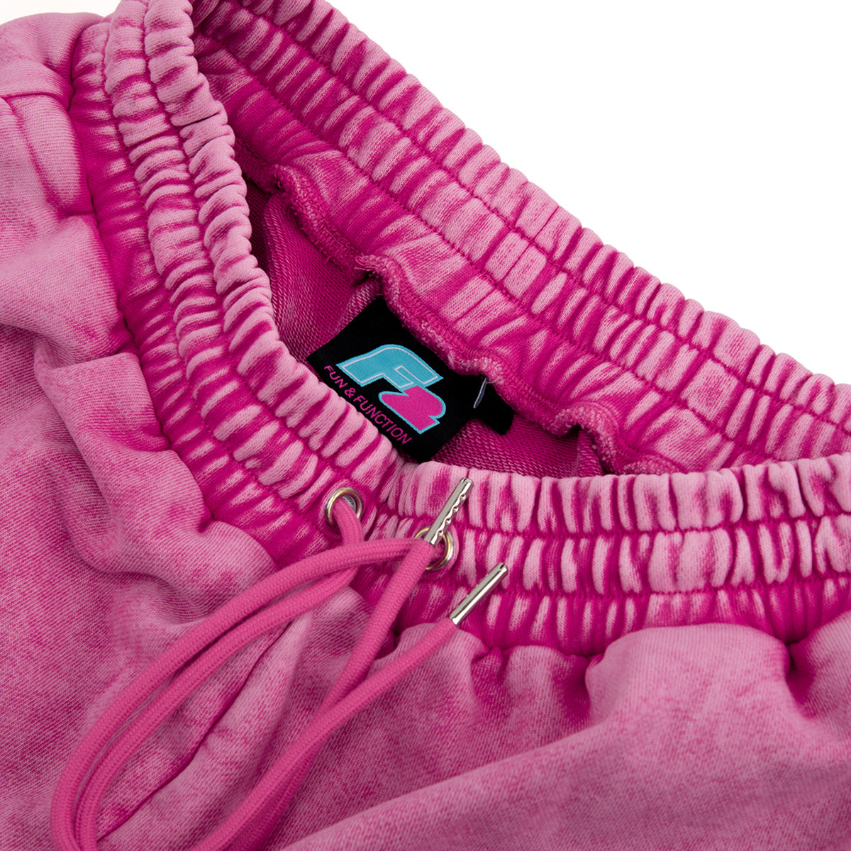 F2 Retro Silver Arrow Shorts Magenta Stonewashed Women's Sweat Shorts - Size selectable