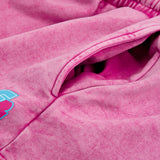 F2 Retro Silver Arrow Shorts Magenta Stonewashed Women's Sweat Shorts - Size selectable