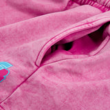 F2 Retro Silver Arrow Shorts Magenta Stonewashed Women's Sweat Shorts - Size selectable