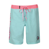 F2 Retro Boardshorts Classic Long Aqua Women's Swimming Shorts Long - Size Selectable