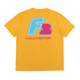 F2  Retro T-Shirt Axxis Unisex Tshirt Gelb - Größe wählbar