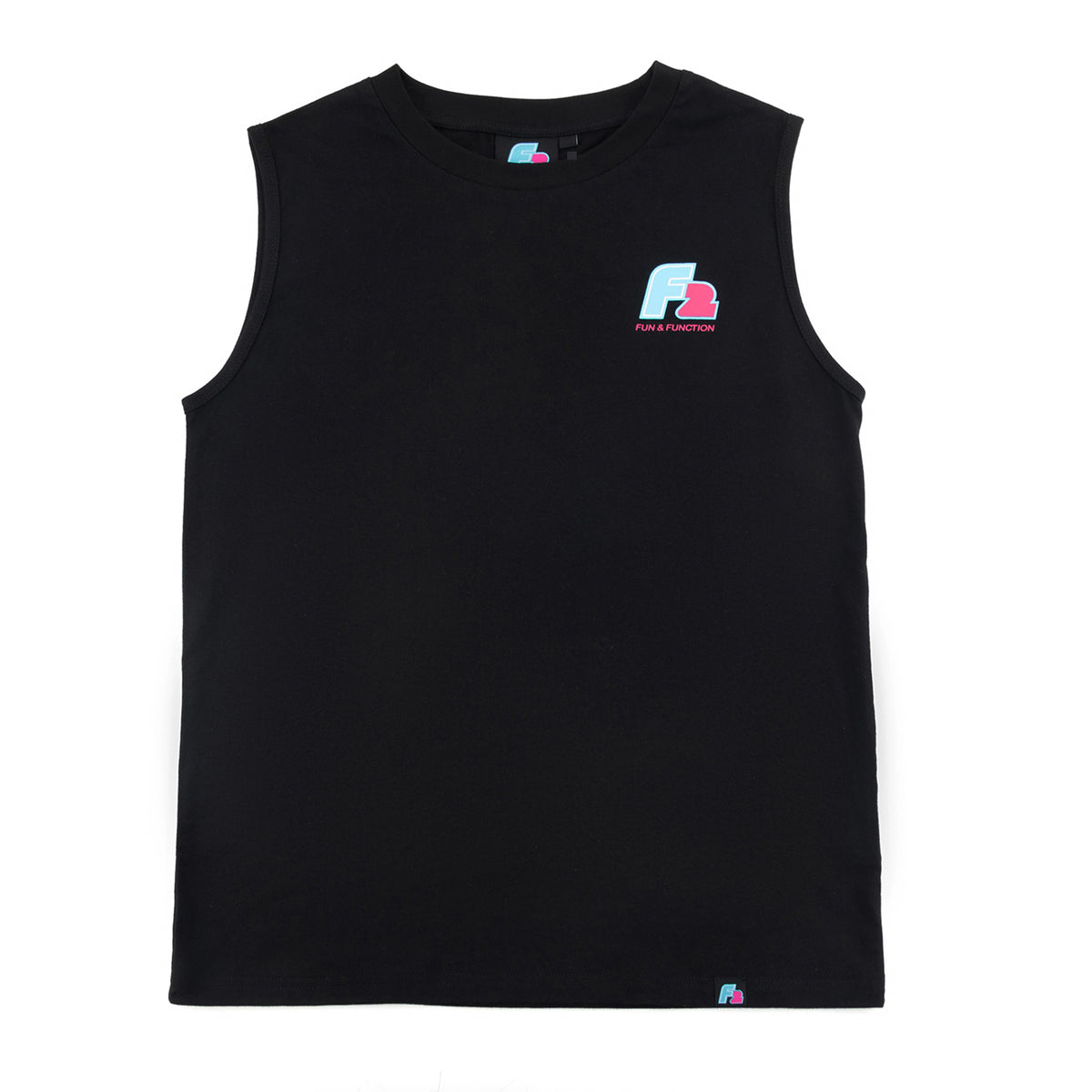 F2 Retro Muskelshirt Ride Herren Tshirt Ärmellos Schwarz - Größe wählbar