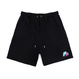 F2 Retro Silver Arrow Sweat Shorts Black - Size selectable