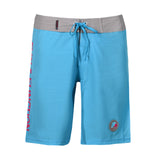 F2 Retro Boardshorts Classic Cyan Swim Shorts Blue - Size selectable