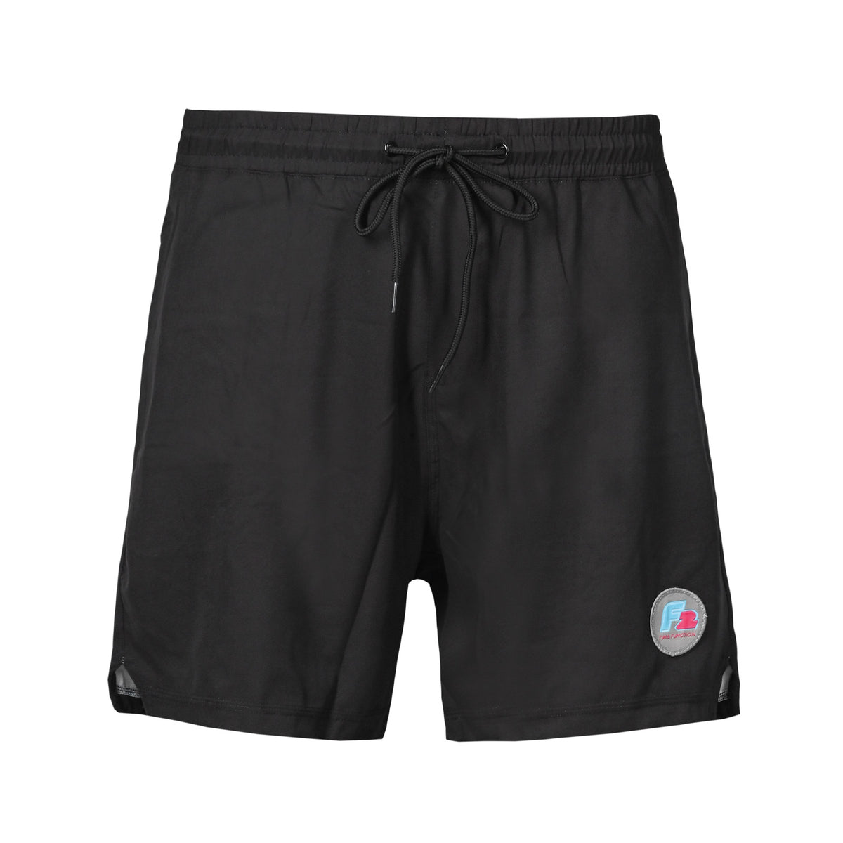 F2 Retro Boardshorts Swim Trunks Black - Size selectable