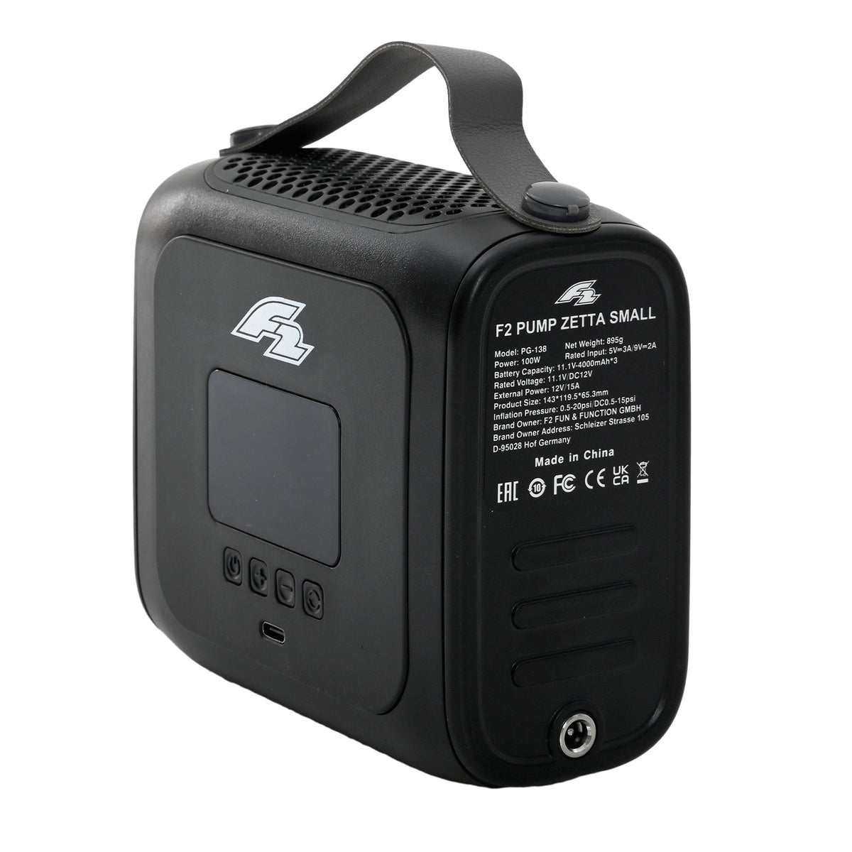 F2 Kite Cloud with Zetta E-pump - Size selectable Blue