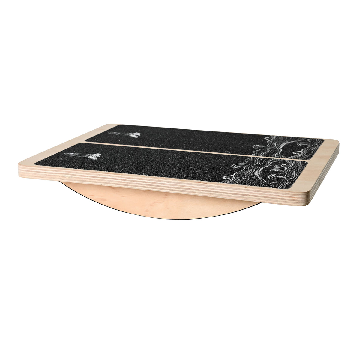 F2  Balance Board Step Board Multi Trainingsgerät Verstellbar  Holz