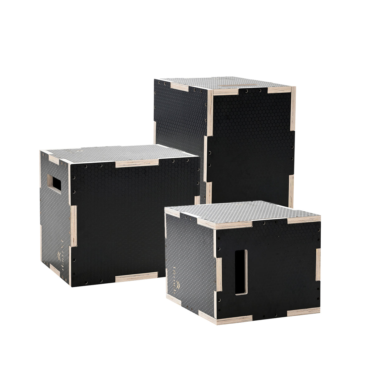 F2 Balance Board Jump Plyobox 41x36x31cm Black