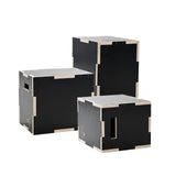 F2 Balance Board Jump Plyobox 61x51x41cm Black