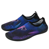 F2 Damen Neopren Schuhe Barfuss Schuhe Schwarz/Blau - Größe wählbar