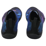 F2 Damen Neopren Schuhe Barfuss Schuhe Schwarz/Blau - Größe wählbar