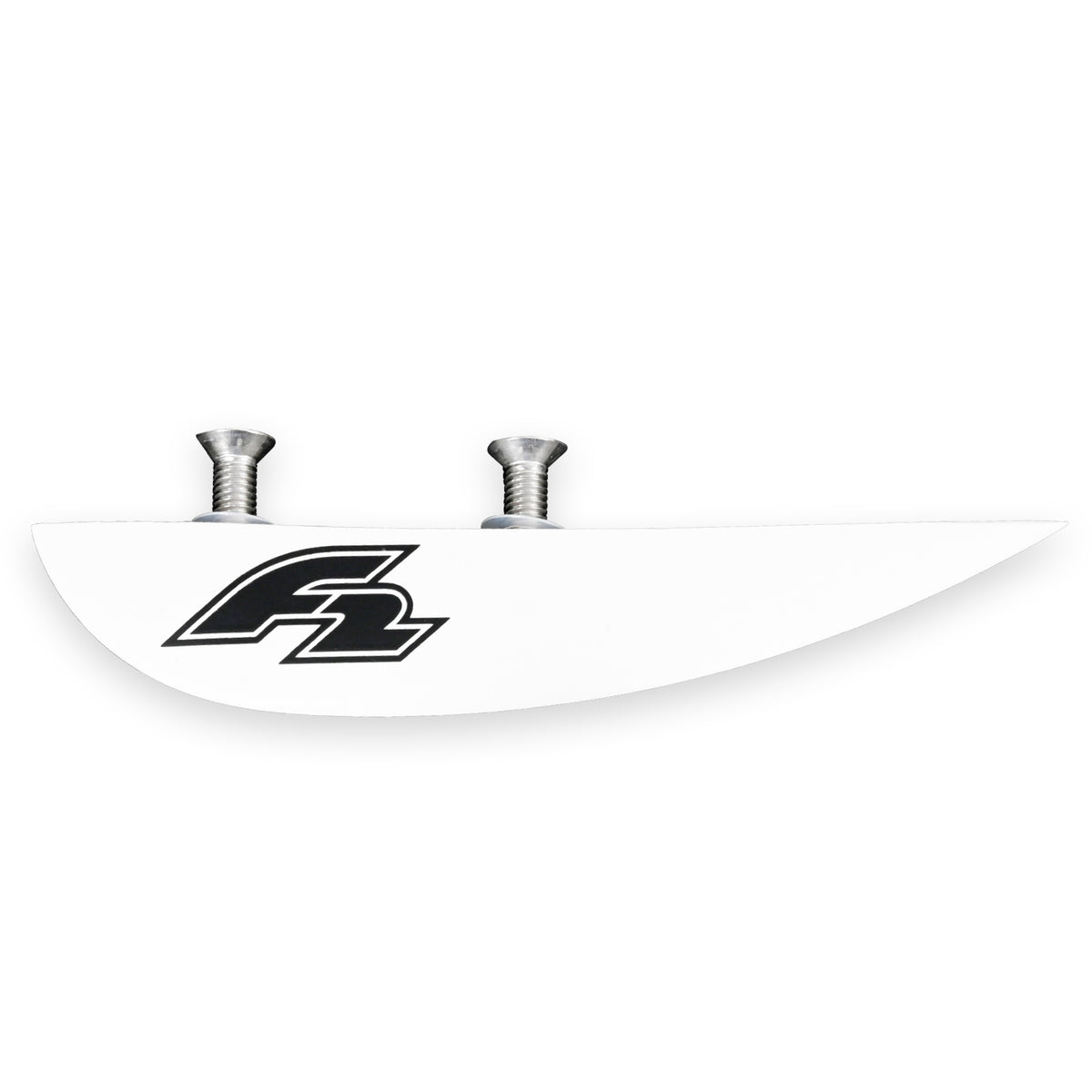 F2  Kiteboard Finne GFK Slider Finne einzeln 2,5cm Weiss