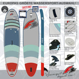 F2 SUP Stand Up Paddle Board Free - Farbe/Größe wählbar