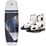 F2 Set Wakeboard Shore Brown 138cm with Team Boot L/XL wakeboard bindings