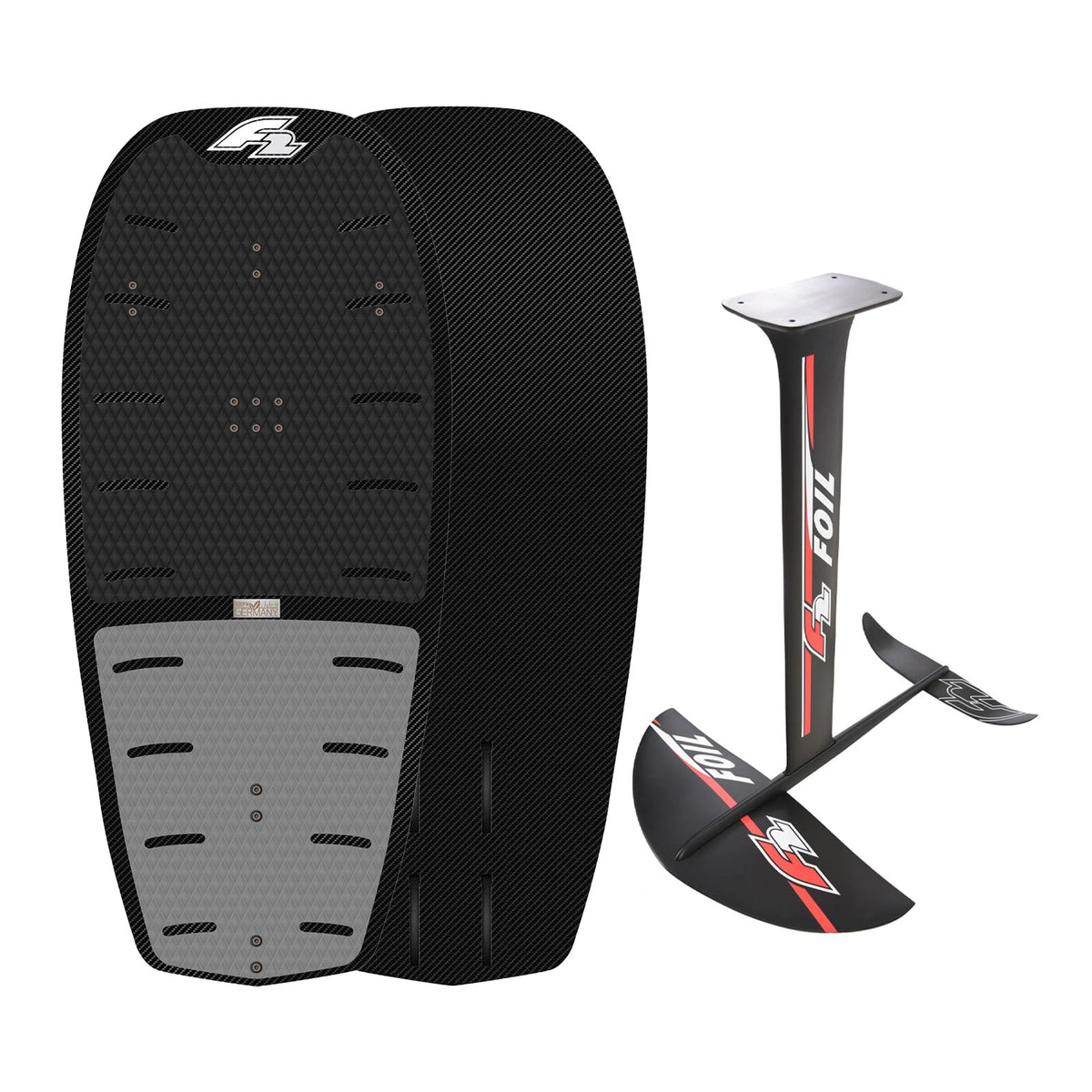 F2 Set Foilboard Ocean Carbon + Kite Foil Full Carbon selectable size model