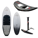F2 Set Foilboard Starlit Team Grau 85L + Alu Foil 2400 + Wing 5qm