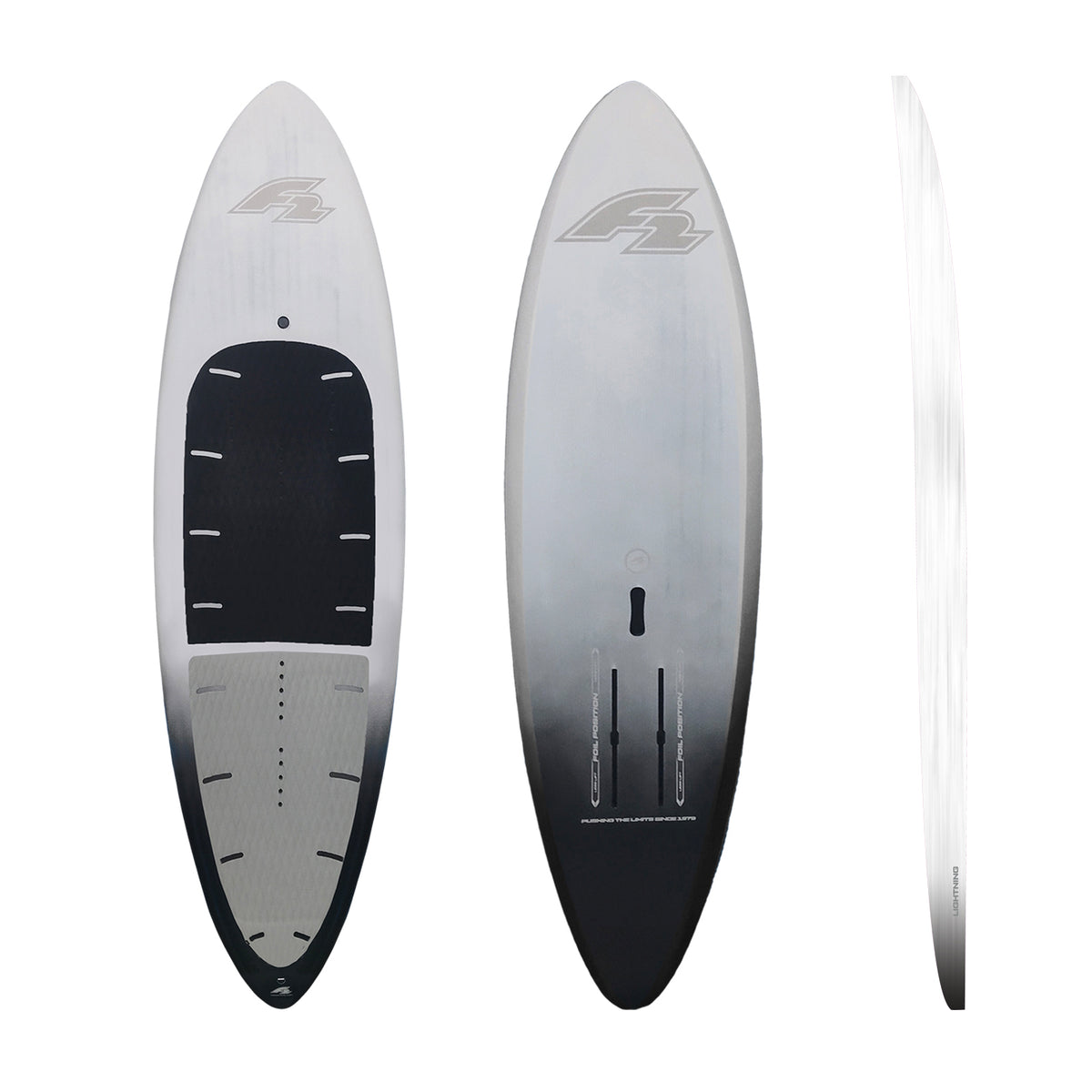 F2 Set Foilboard Lightning White 90.2L + Alu Foil 1700 + Wing 4sqm