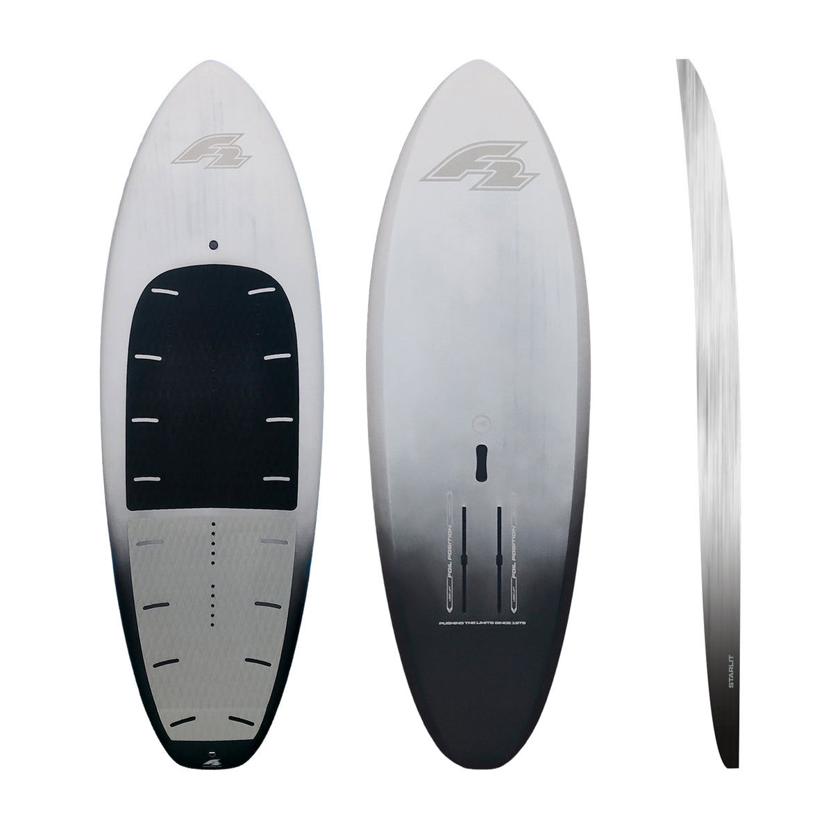 F2 Set Foilboard Lightning White 115L + Alu Foil 1700 + Wing 4sqm