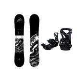 F2 Set Snowboard Blackdeck Schwarz 147cm + Sonic Pro Bindung M