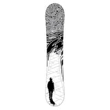 F2 Set Snowboard Blackdeck Schwarz/Weiss 154cm + Sonic Pro Bindung L