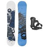FTWO Set Snowboard TNT Blue 146cm with Pipe Binding M Sale