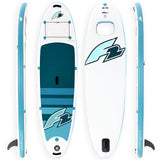 F2 Set Stand Up Paddle Board Ocean Sight White 11.5 + Kayak Accessory Package