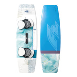 F2 Damen Set Kite Curve 12qm + Kiteboard Fluid 133cm + Control Bar 52cm