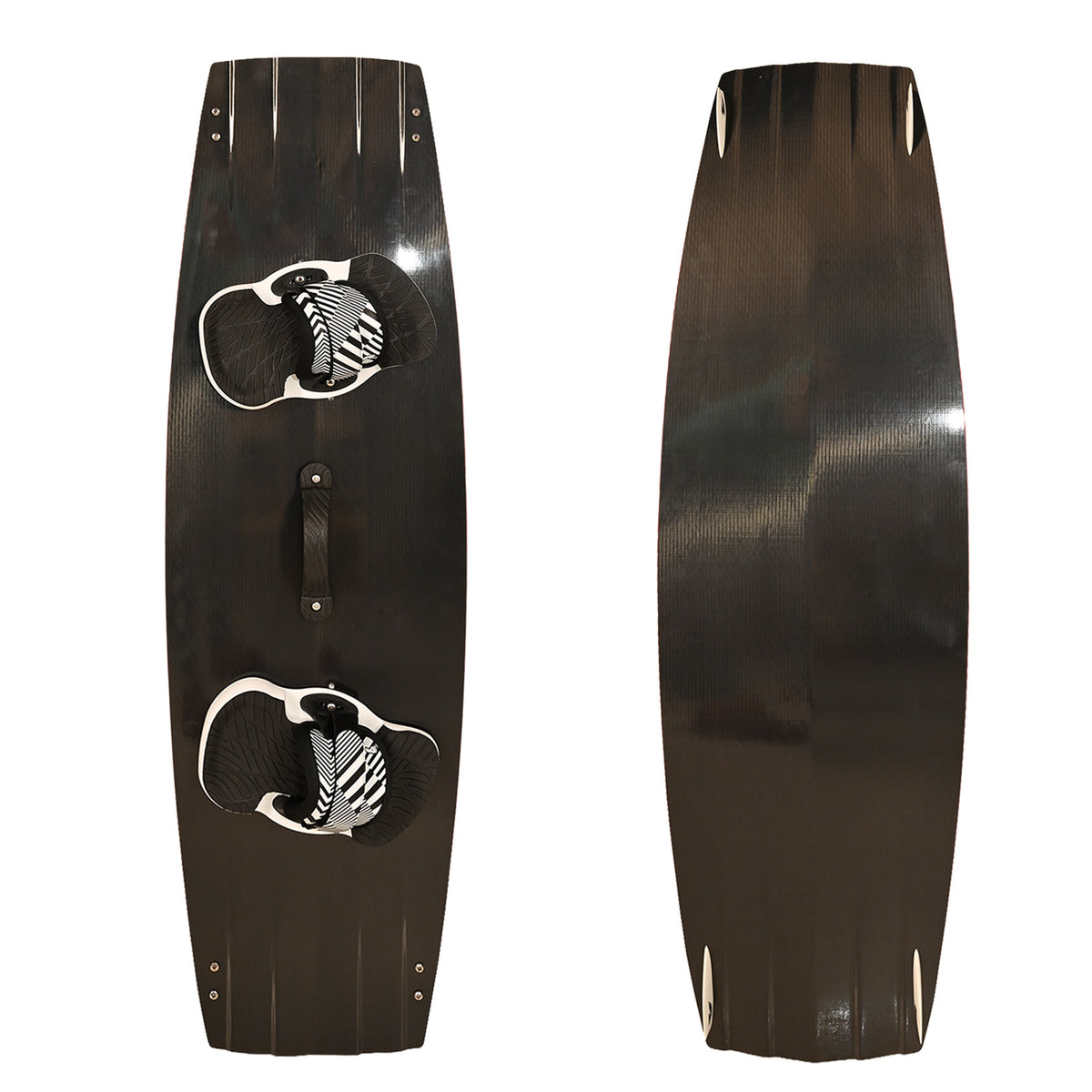 F2 Kiteboard Set Basalt Black 142cm + Bindings S/M + GRP Fins
