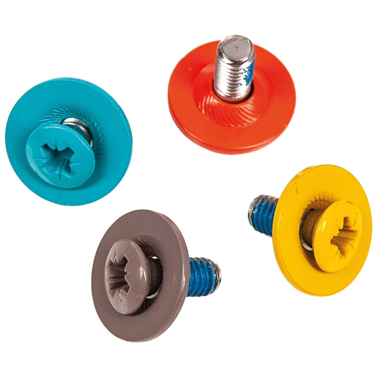 F2 Snowboard Accessory Screw Set - 16-piece Screw Set Colorful