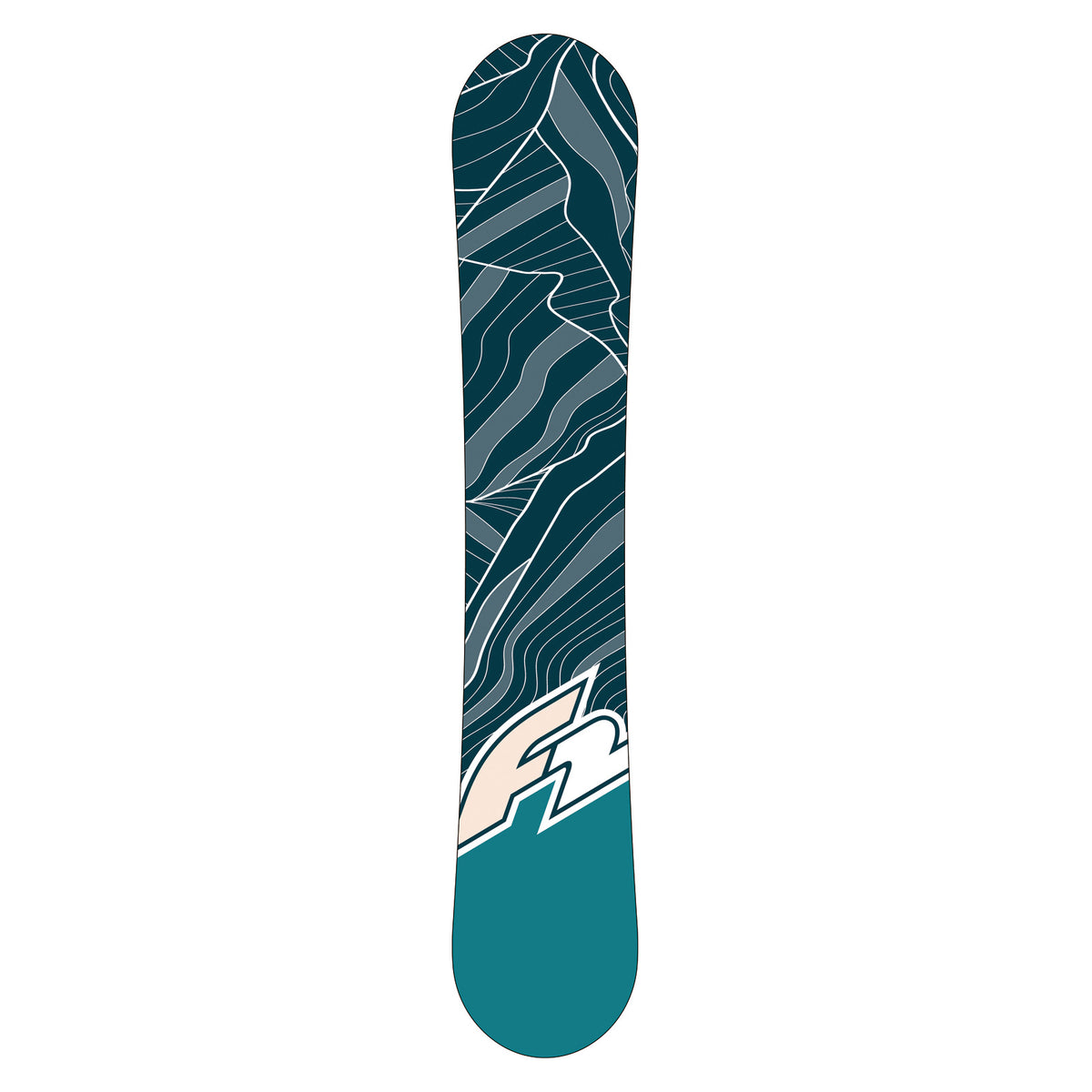 F2 Snowboard T-Ride Wood Freeride/Freestyle Size selectable White 2025