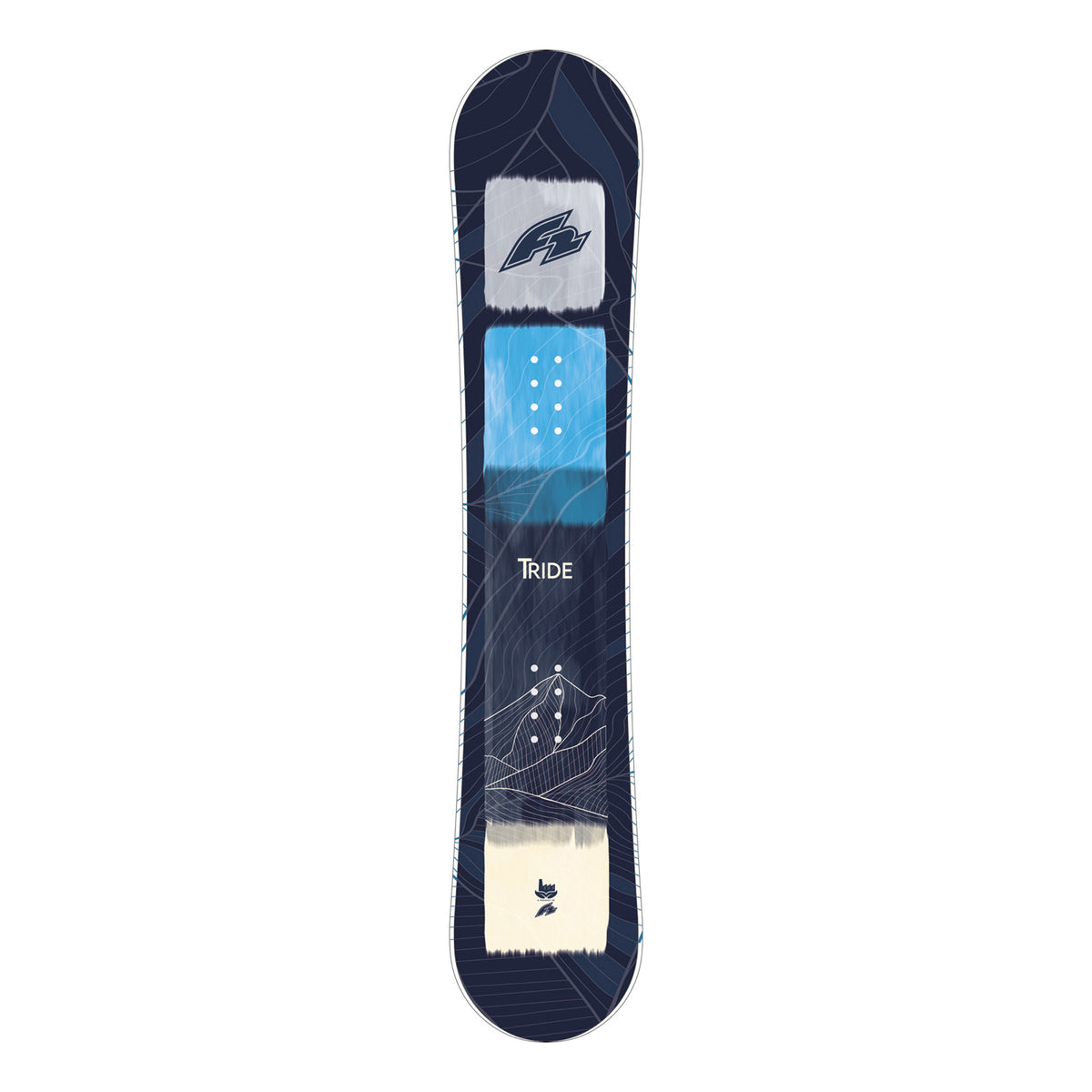 F2 Men's Snowboard T-Ride Freestyle size selectable Navy 2024/25