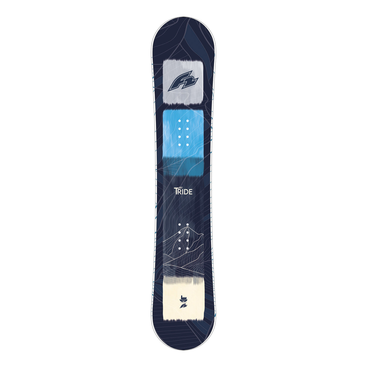 F2 Men's Snowboard T-Ride Freestyle size selectable Navy 2024/25